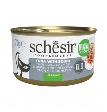 SCHESIR Complements Tuna with squids in jelly - wet cat food - 70g