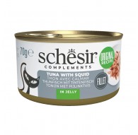 SCHESIR Complements Tuna with squids in jelly - wet cat food - 70g