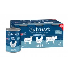 BUTCHER'S Original Junior Mega pack mix - wet dog food - 6 x 400g