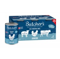 BUTCHER'S Original Junior Mega pack mix - wet dog food - 6 x 400g