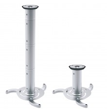 Silver ceiling mount for projectors from 80 mm to 980 mm