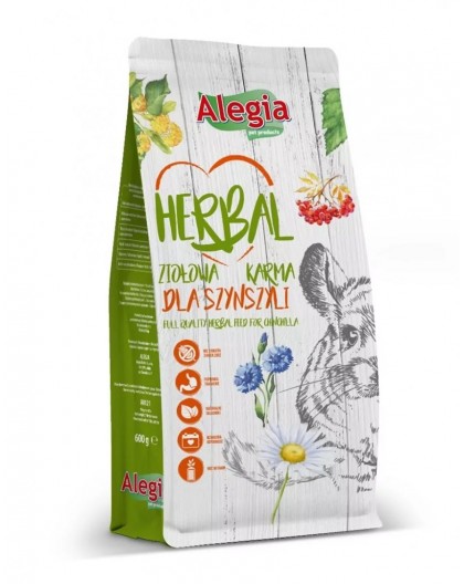ALEGIA Herbal - dry food for chinchillas - 600g