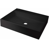 Granite countertop washbasin with space for a tap - 500x400 mm