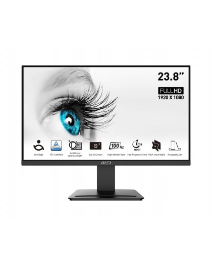 MSI Pro MP2412 computer monitor 60.5 cm (23.8") 1920 x 1080 pixels Full HD LCD Black