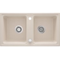 2-bowl granite sink