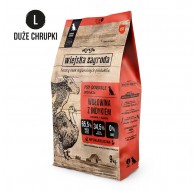 Rural Farm Beef with turkey L - dry dog ​​food - 9kg