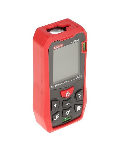 Laser rangefinder(s), measuring range in meters: 100 m, 2 x AAA