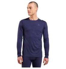 Odlo BL TOP crew neck l/s MERINO 200 long-sleeved thermal underwear, size L, blue