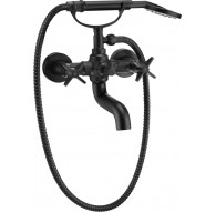 Bathtub mixer with shower set