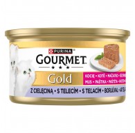 PURINA Gourmet Gold Kitten Veal mousse - wet cat food - 85g