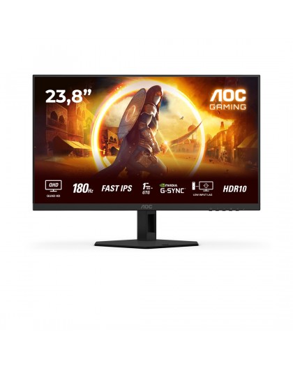 AOC G4 Q24G4RE computer monitor 60.5 cm (23.8") 2560 x 1440 pixels Quad HD LED Black, Red