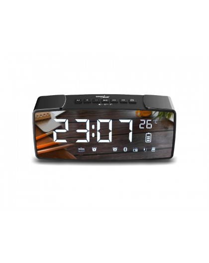 Greenblue 62917 Clock Digital Black, Grey
