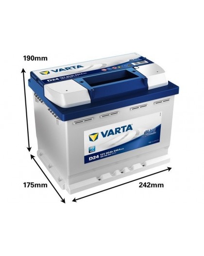 VARTA Battery 12V 60Ah/540A (P+ standard)