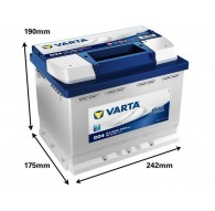VARTA Battery 12V 60Ah/540A (P+ standard)
