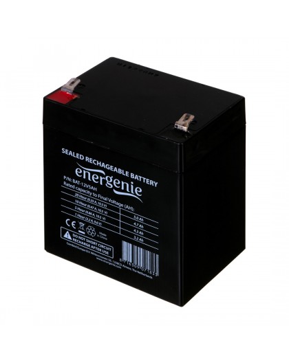 Gembird 12V, 5Ah Sealed Lead Acid (VRLA)