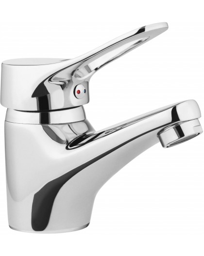 Basin mixer with automatic stopper