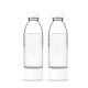 PushAir 2 bottles for Dafi 0.7 l saturator white