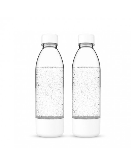 PushAir 2 bottles for Dafi 0.7 l saturator white