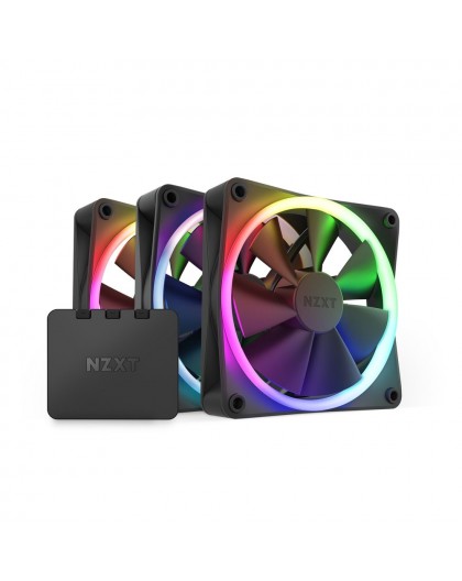 NZXT F120 RGB Triple Pack Computer case Fan 12 cm Black 3 pc(s)