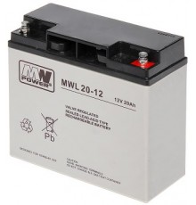 AGM Battery MWL 20-12 12V 20Ah Int. Warranty