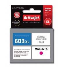 Activejet AE-603MNX ink (replacement for Epson 603XL T03A34 Supreme 14 ml magenta)