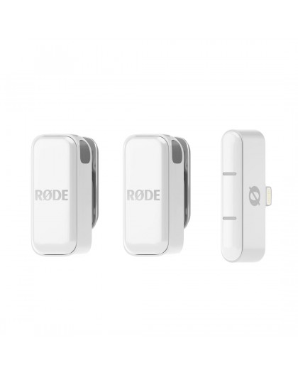 RØDE Wireless Micro - 2-channel digital wireless system, Lightning, white