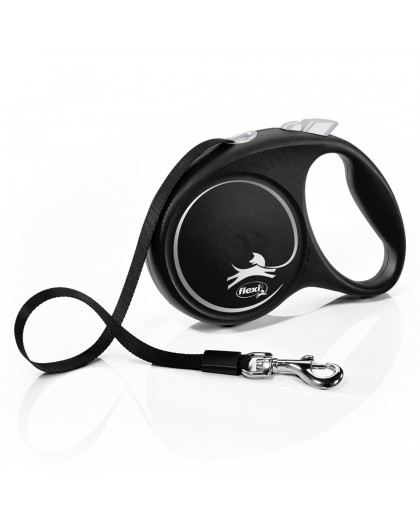 Flexi Black Design M 5 m Dog Retractable lead