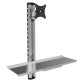 Techly ICA-PLW 01 monitor mount / stand 68.6 cm (27") Wall Silver