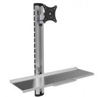 Techly ICA-PLW 01 monitor mount / stand 68.6 cm (27") Wall Silver