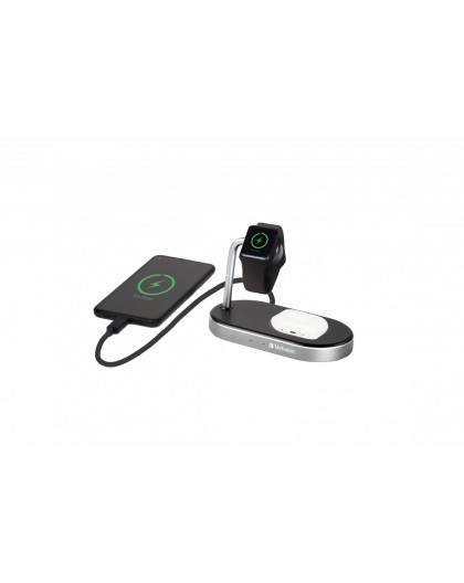 Verbatim WCS-02 Universal Black USB Wireless charging Fast charging Indoor