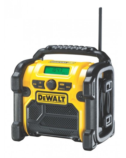 DeWALT DCR020-QW radio Portable Digital Black, Yellow