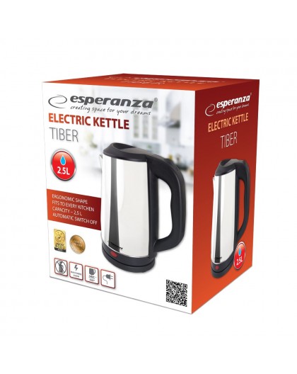 Esperanza EKK036X Electric kettle 2,5 L 2200 W Inox