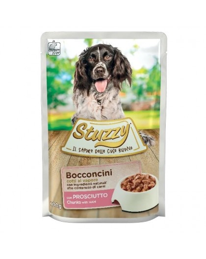 STUZZY Chunks with ham - wet dog food - 100 g