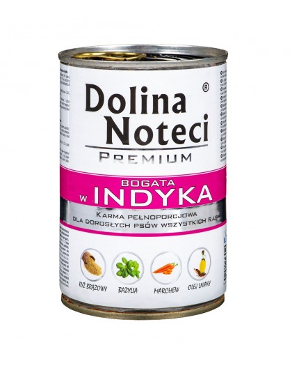 DOLINA NOTECI Premium Rich in turkey - Wet dog food - 400 g