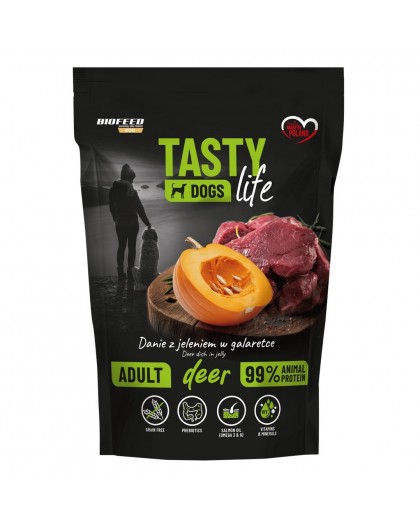 BIOFEED Tasty Dogs Life Deer - wet dog food - 500g
