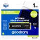 Goodram SSDPR-PX600-250-80 internal solid state drive 250 GB M.2 PCI Express 4.0 NVMe 3D NAND