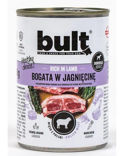 BULT Rich in lamb - Wet dog food - 400 g