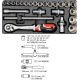 Yato YT-5537 socket/socket set