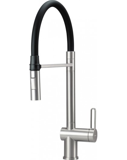 Kitchen tap w/flexible spout 2 spray modes