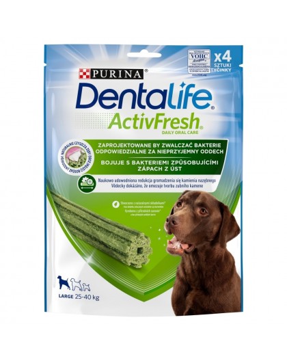 PURINA Dentalife Active Fresh Large - Dental snack for dogs - 142g