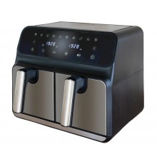 Unold 58685 fryer Double 8 L Stand-alone 1700 W Hot air fryer Black, Grey