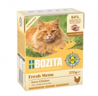 BOZITA Fresh Menu Sterilised Extra Chicken - влажный корм для кошек - 370 г