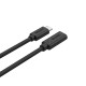 UNITEK C14086BK USB cable USB 3.2 Gen 2 (3.1 Gen 2) 0.5 m USB C Black