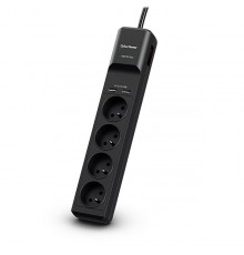 CyberPower Tracer III P0420SUD0-FR surge protector Black 4 AC outlet(s) 200 - 250 V 1.8 m