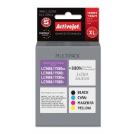 Activejet ABB-1100NX Ink (replacement for Brother LC1100/980 Supreme 1 x 29 ml, 3 x 19.5 ml black, magenta, cyan, yellow)