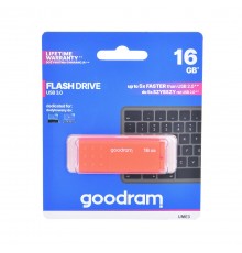 Goodram UME3-0160O0R1 USB flash drive 16 GB USB Type-A 3.2 Gen 1 (3.1 Gen 1) Orange