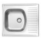 1-bowl steel sink with drainer