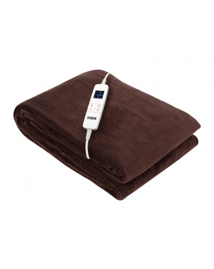 NOVEEN ELECTRIC BLANKET EB655 BROWN SUPER SOFT 180X130CM
