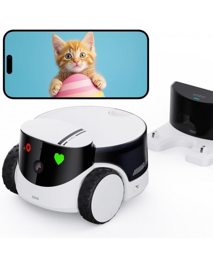 Enabot Family Robot IP Camera | ROLA PetPal | 5 MP | Micro SD, Max. 256GB