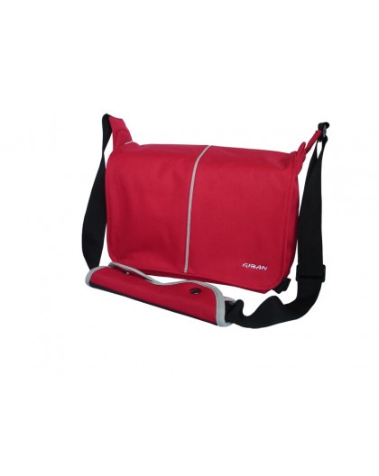 Addison ADD1301 laptop case 25.9 cm (10.2") Messenger case Red